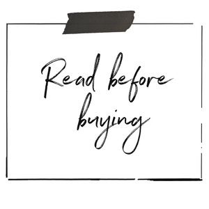 Buyer’s guidelines:(Do Not buy but please do read)